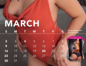 Go Cuties Collectible Celender: Julie March. 2025